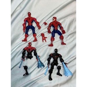 Marvel Hasbro Super Hero Mashers Spiderverse  Spiderman Miles Morales Parker Lor